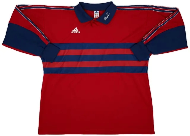 1998-99 adidas Oliver Kahn GK Template Shirt (Bayern Munich) #1 #1 - 8/10 - (XXL)