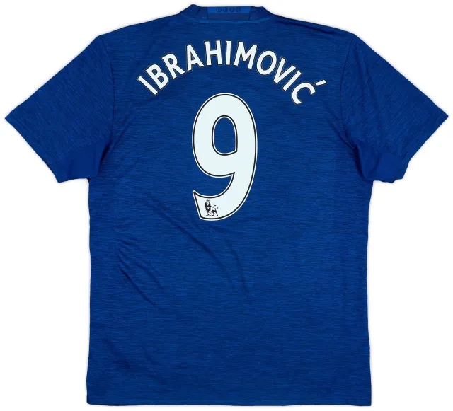 adidas 2016-17 Manchester United Away Shirt Ibrahimovic #9 - 5/10 - (M)