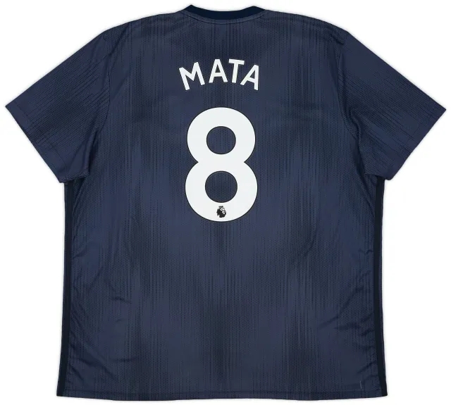 adidas 2018-19 Manchester United Third Shirt Mata #8 - 5/10 - (XXL)