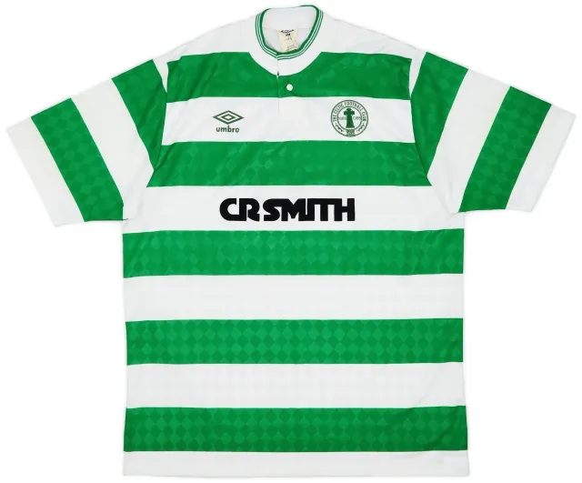 Umbro 1987-89 Celtic Centenary Home Shirt - 6/10 - (L)
