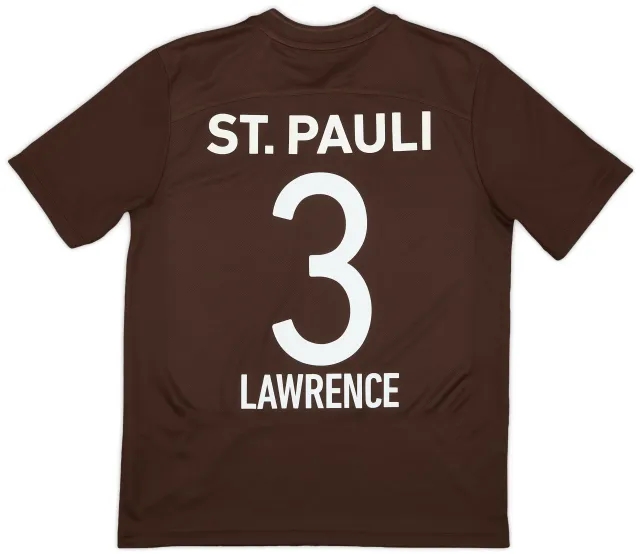 2021-22 St Pauli Home Shirt Lawrence #3 - 7/10 - (S)