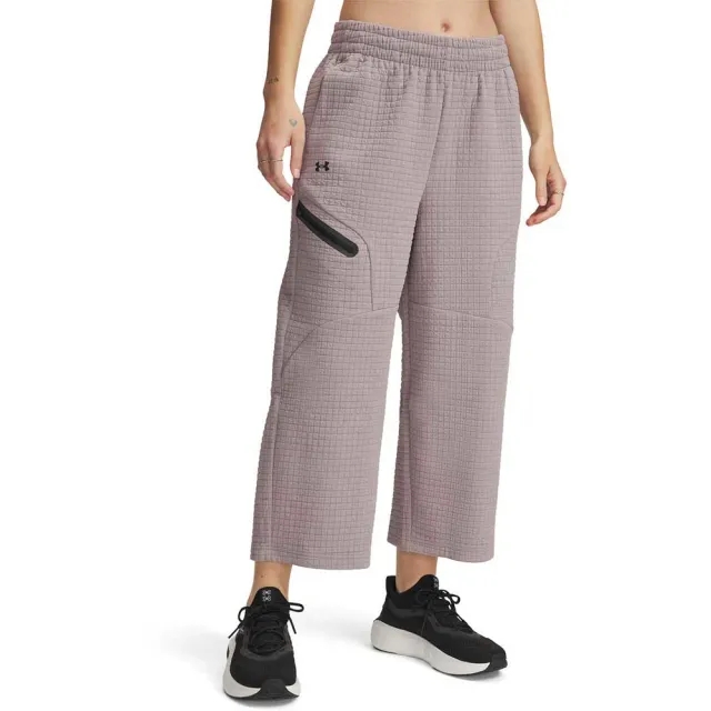 Under Armour Unstoppable Txt Wide Leg Crop Pants
