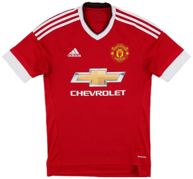 adidas 2015-16 Manchester United Home Shirt Rooney #10 - 6/10 - (XS)