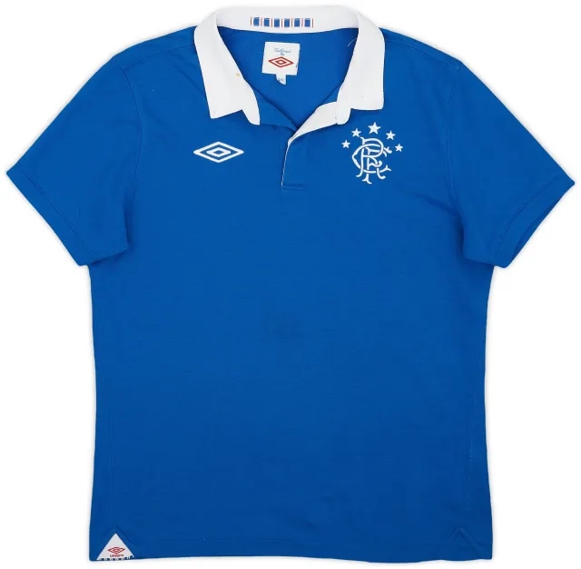 Umbro 2010-11 Rangers Home Shirt - 8/10 - (S. Boys)