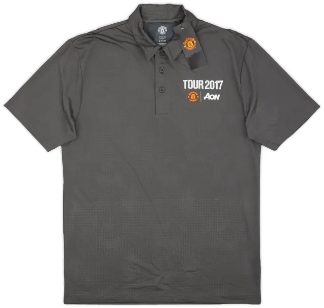 Polo Shirts 2017-18 Manchester United Polo Shirt (S)