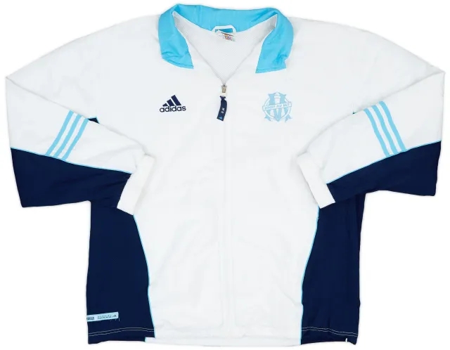 1999-00 Olympique Marseille adidas Track Jacket - 8/10 - (L)