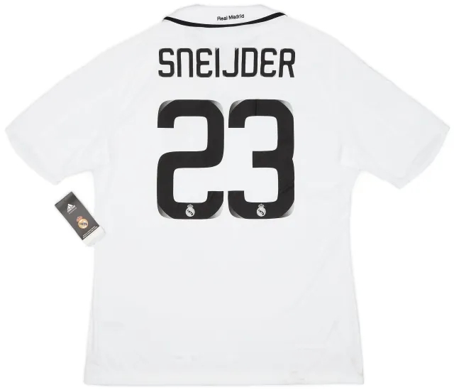 adidas 2008-09 Real Madrid Home Shirt Sneijder #23 (L)