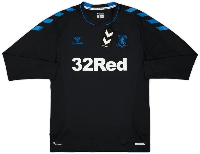 Hummel 2018-19 Middlesbrough Away L/S Shirt (M)