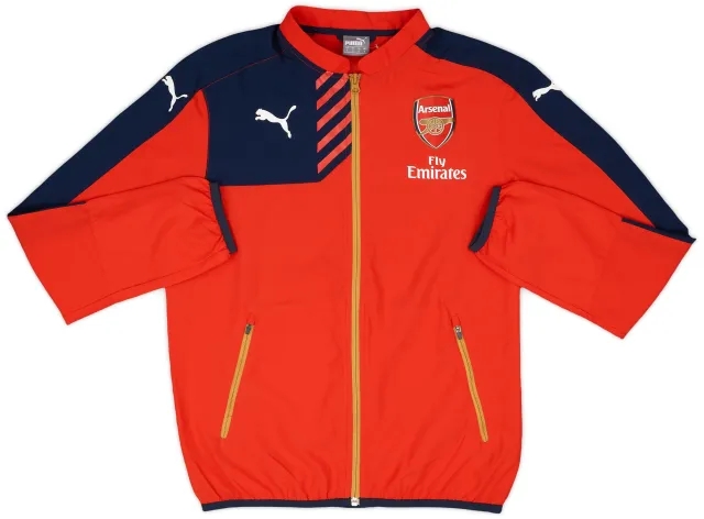 2015-16 Arsenal Puma Track Jacket - 10/10 - (S)