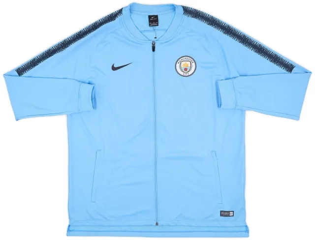 2013-14 Manchester City Nike Track Jacket - 10/10 - (XXL)