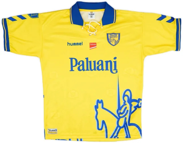 Hummel 2000-01 Chievo Verona Home Shirt - 9/10 - (XL)