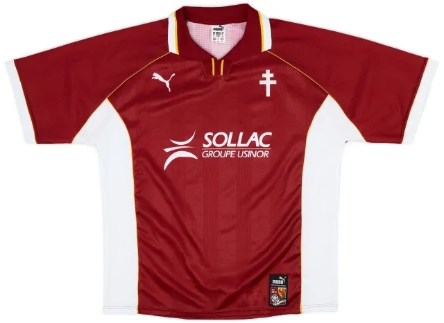 Puma 1998-99 Metz Home Shirt - 8/10 - (XL)
