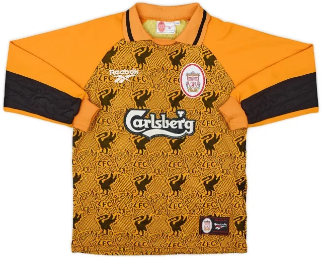Reebok 1996-97 Liverpool GK Shirt - 7/10 - (L.Boys)