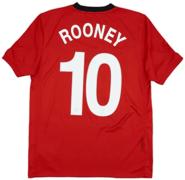 Nike 2009-10 Manchester United Home Shirt Rooney #10 - 6/10 - (M)