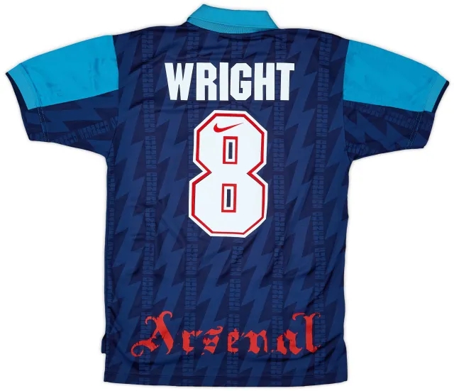 Nike 1994-95 Arsenal Away Shirt Wright #8 - 7/10 - (S)