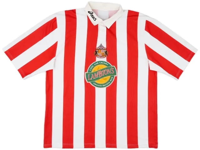 Asics 1997-99 Sunderland Home Shirt - 9/10 - (XL)