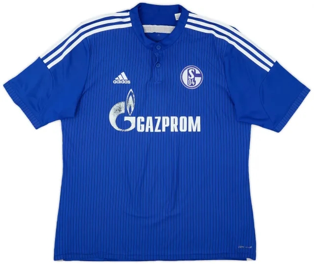adidas 2014-16 Schalke Home Shirt - 5/10 - (XL)