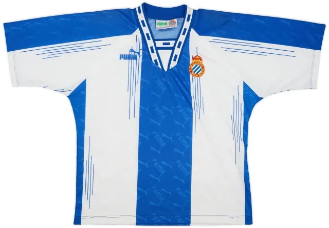 Puma 1994-95 Espanyol Home Shirt - 7/10 - (L)