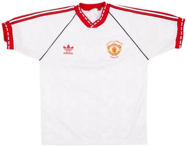 adidas 1991 Manchester United ECWC Shirt - 7/10 - (M/L)