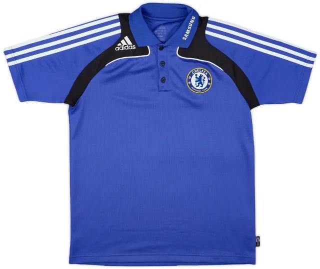2008-09 Chelsea adidas Polo Shirt - 8/10 - (M)