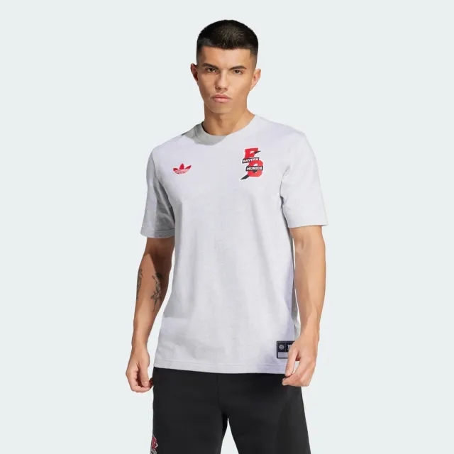 Adidas Football Bayern Munich T-Shirt In Grey Marl