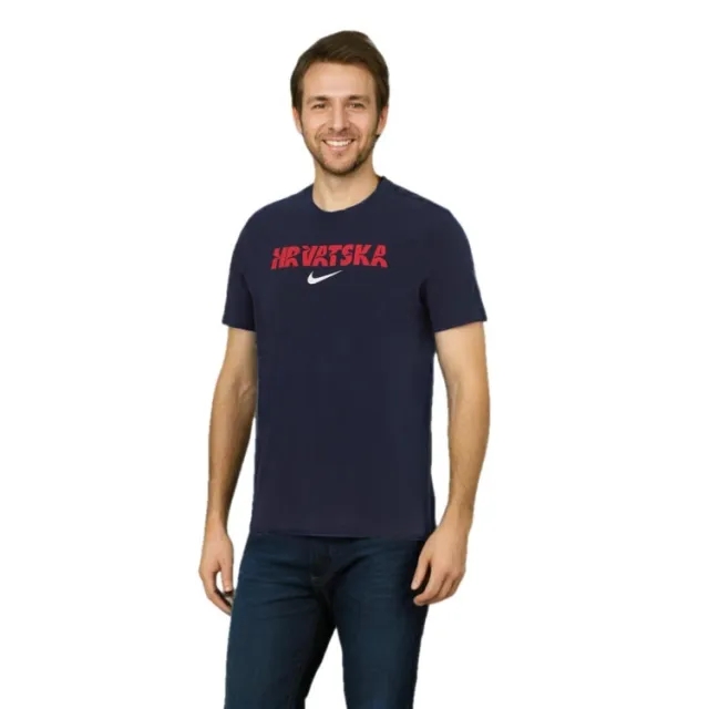 Nike Croatia Crest T-Shirt - Navy - 2024-2025