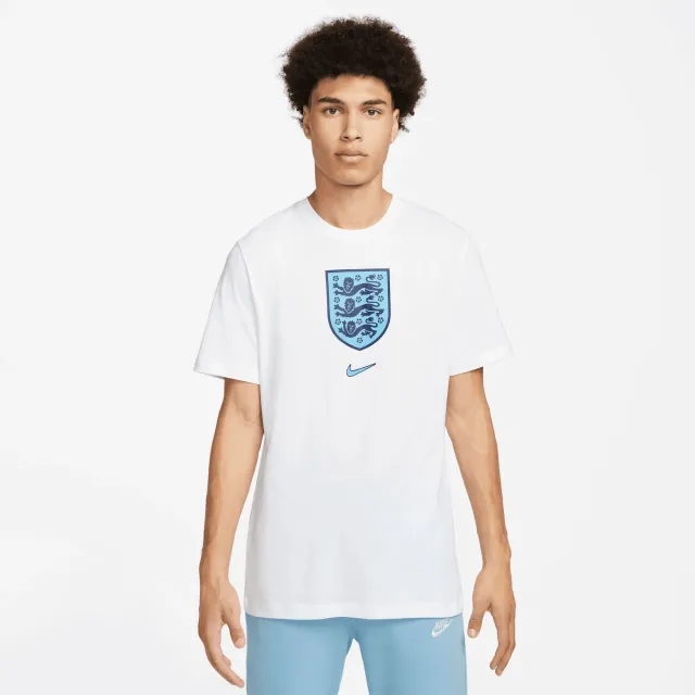 Nike England Crest T-shirt - White 2022-2023