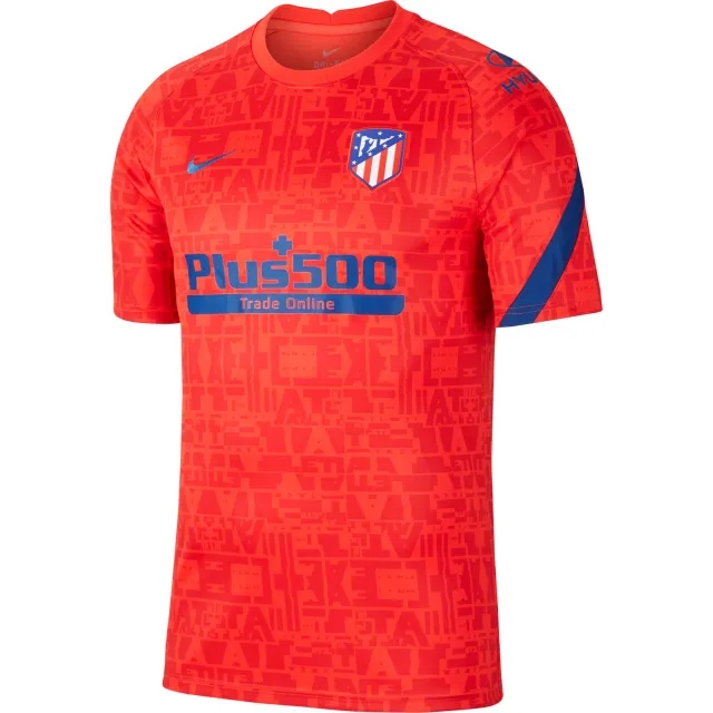 Nike Atletico Madrid Beathe Pre-Match Top - Red 2020-2021