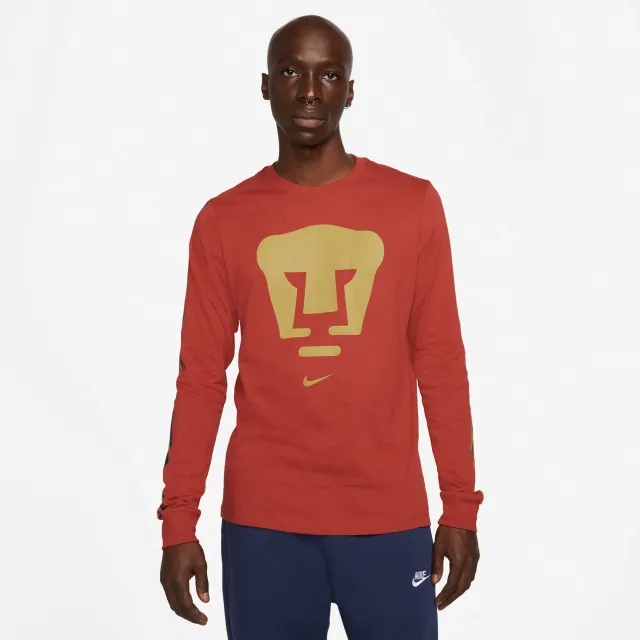 Nike Pumas UNAM L/S Voice T-shirt - Firewood Orange 2021-2022