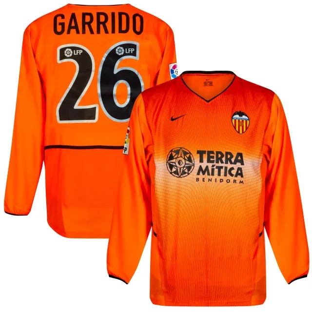Nike Valencia CF 2002-2003 Away Shirt L/S - NEW Condition (w/tags) - Player Issue - GARRIDO #26