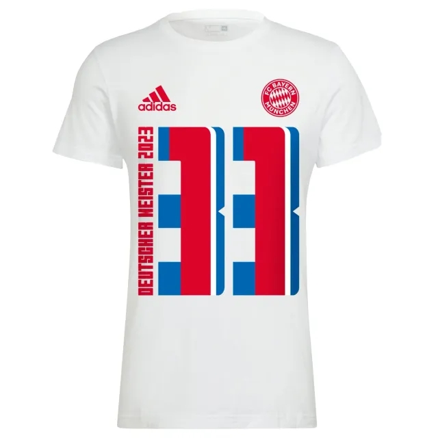 adidas Bayern Munich Official 22-23 Bundesliga Winners T-shirt