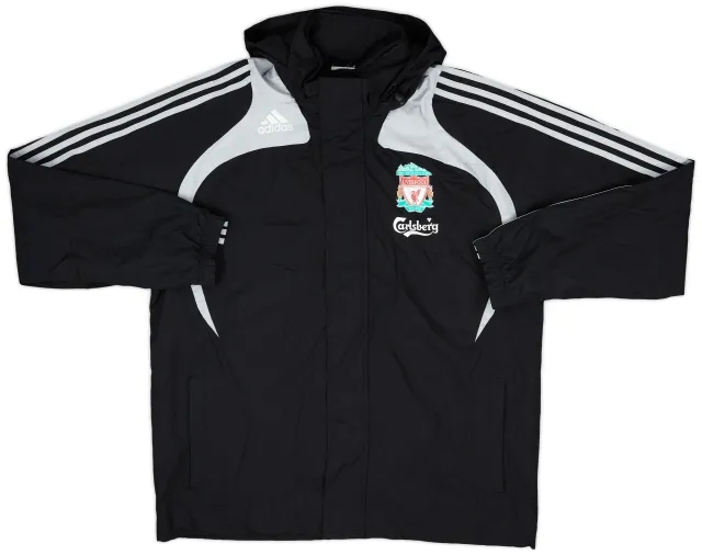 2008-09 Liverpool adidas Rain Jacket - 8/10 - (XL)