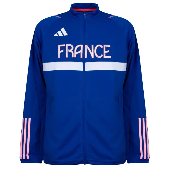adidas France Olympics Running Track Jacket 2024