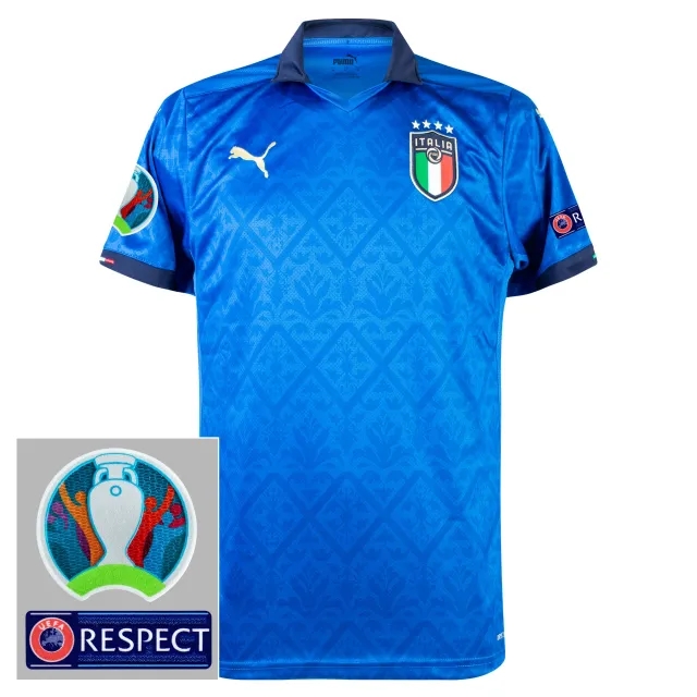 Puma Italy Mens SS Home Shirt 2020