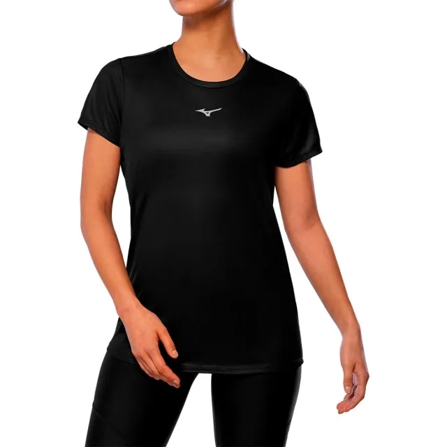 Mizuno Core Graphic Tee Running Shirt Women - Black