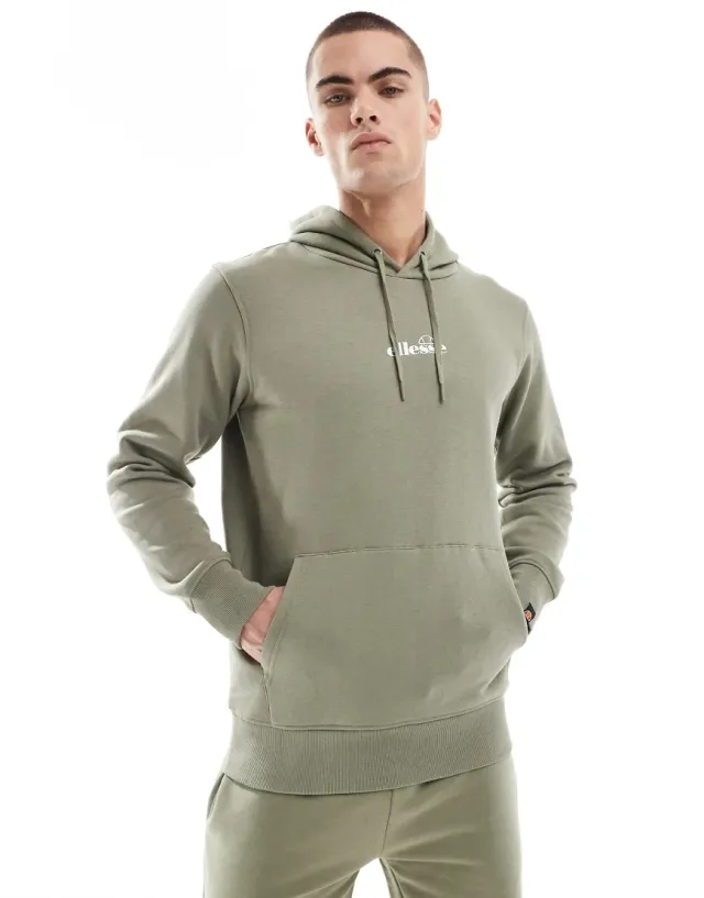 Ellesse Pershuta Hoodie In Khaki-Green