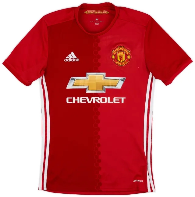 adidas 2016-17 Manchester United Home Shirt Ibrahimovic #9 - 9/10 - (XS)