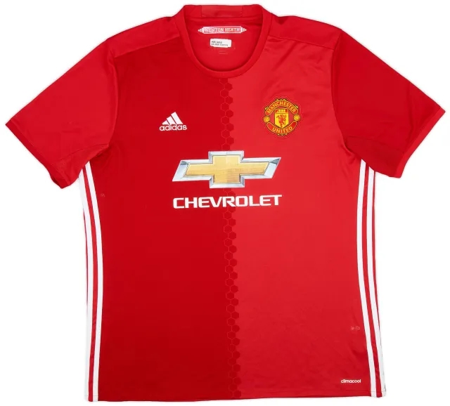 adidas 2016-17 Manchester United Home Shirt Rooney #10 - 7/10 - (XL)