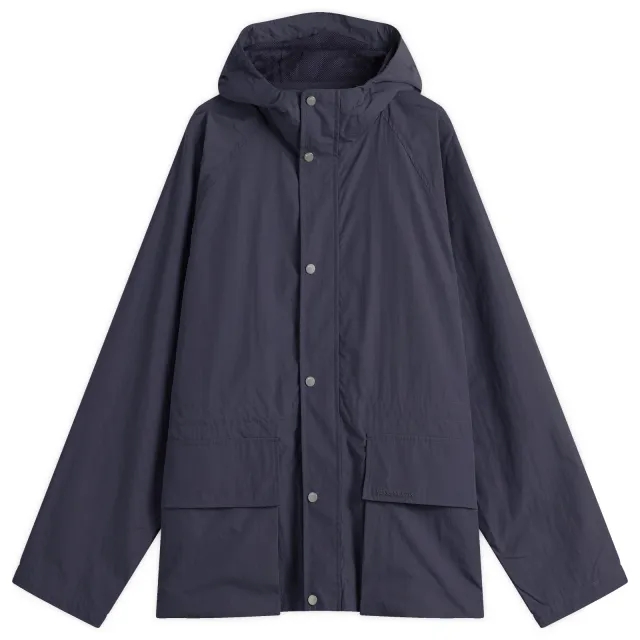 Norse Projects Men's Herluf Tech Poplin Jacket Dark Navy