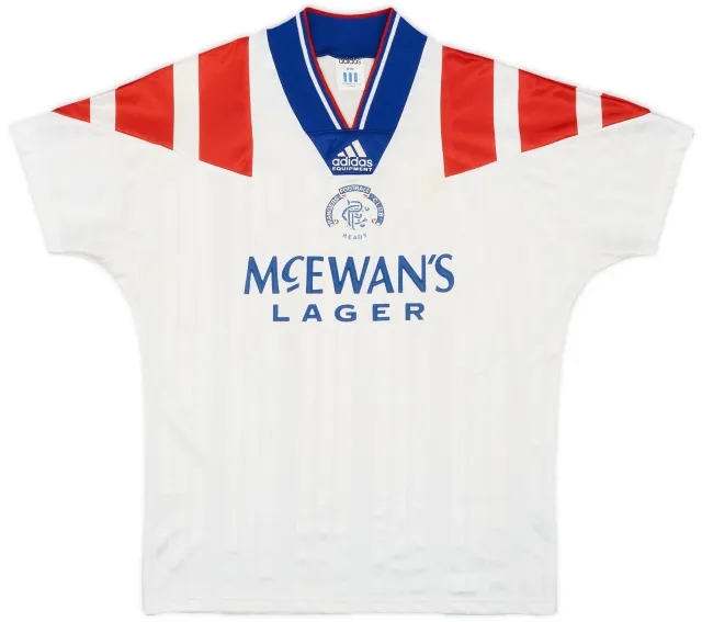 adidas 1992-93 Rangers Away Shirt - 6/10 - (S)