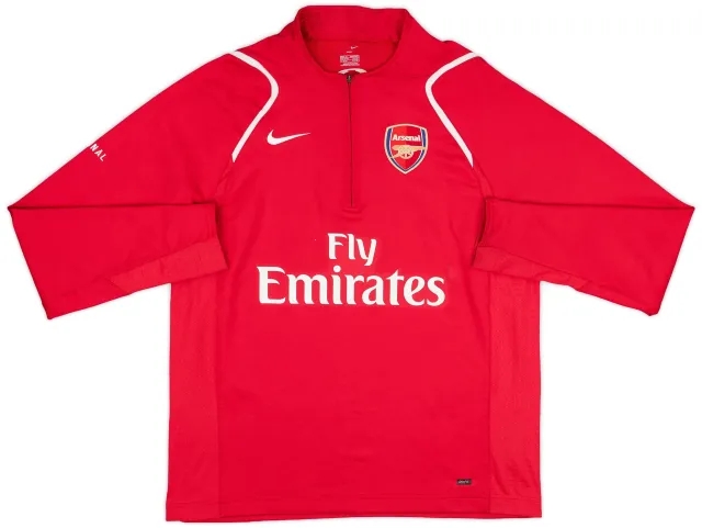 2006-07 Arsenal Nike 1/4 Zip Drill Top - 7/10 - (L)