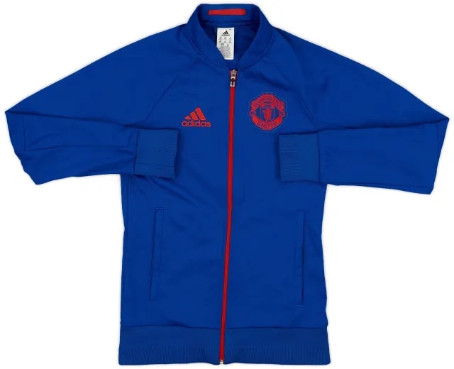 2016-17 Manchester United adidas Track Jacket - 8/10 - (XS)