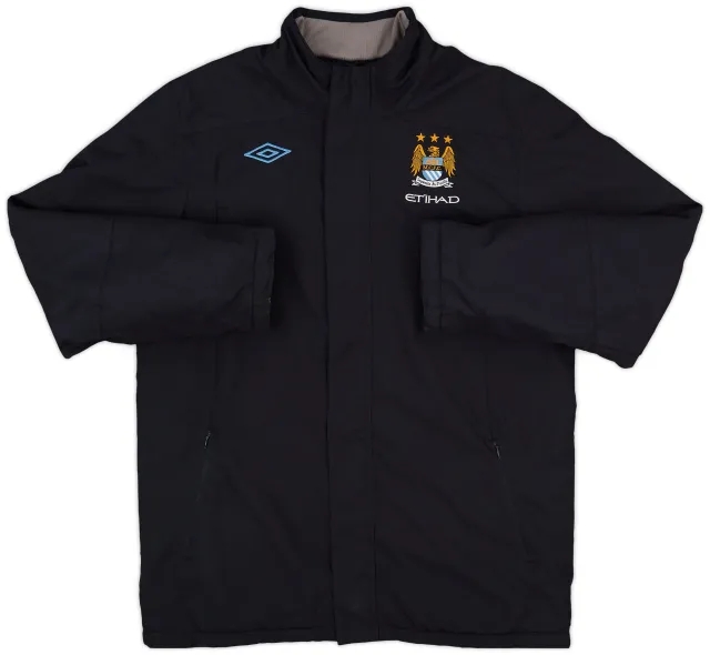 2009-10 Manchester City Umbro Padded Bench Coat - 8/10 - (L)