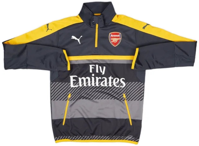 2016-17 Arsenal Puma 1/4 Zip Drill Top - 10/10 - (S)