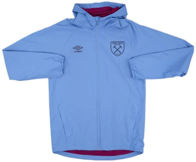 2018-20 West Ham Umbro Hooded Rain Jacket - 8/10 - (S)