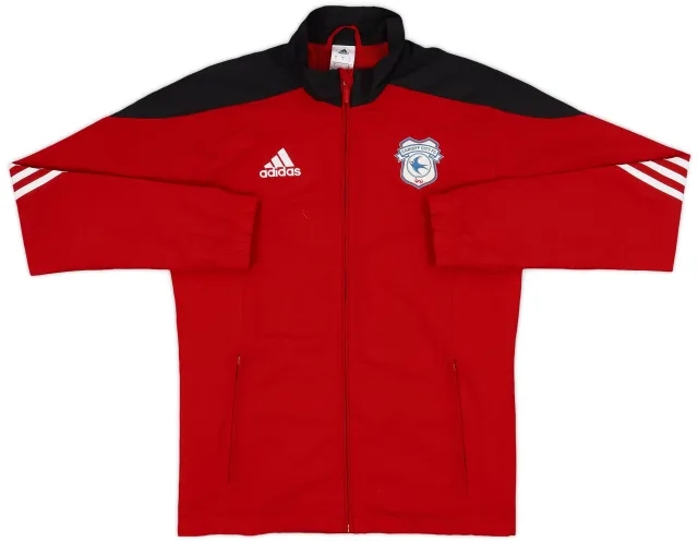 2015-16 Cardiff City adidas Track Jacket - 8/10 - (S)