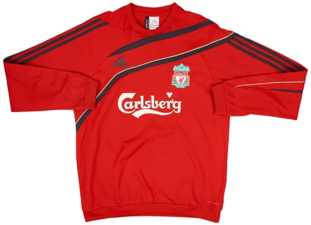 2009-10 Liverpool adidas Sweat Top - 7/10 - (M/L)