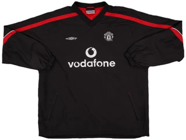 2000-01 Manchester United Umbro Drill Top - 5/10 - (XL)