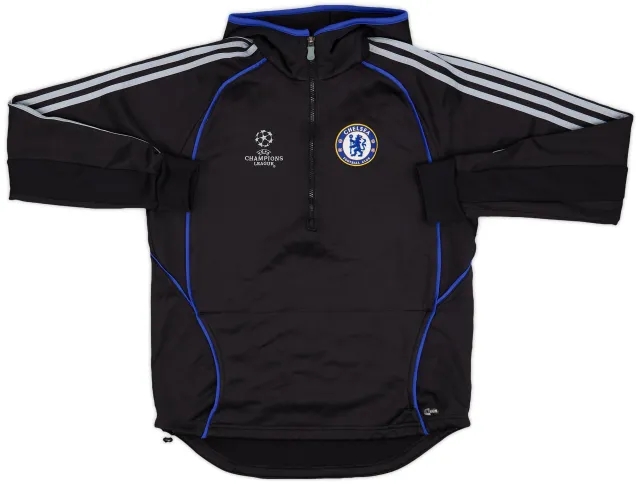 Nike 2006-07 Chelsea adidas 1/4 Zip Hooded Top - 4/10 - (L)