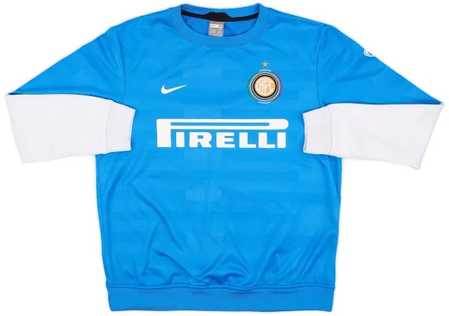 2009-10 Inter Milan Nike Sweat Top - 6/10 - (M)